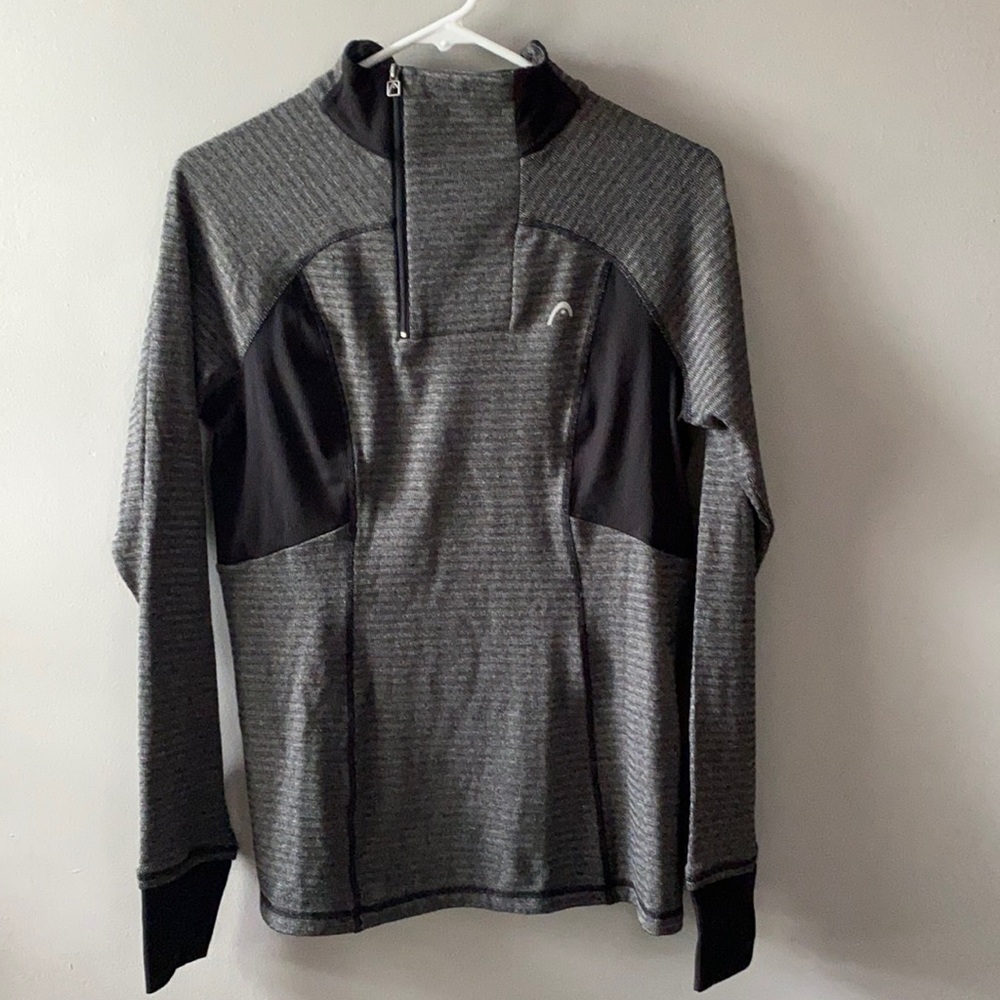 Head asymmetric quarter zip